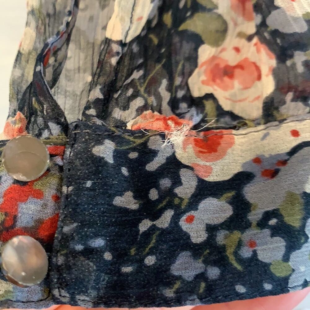 100% Silk Joie Floral Print Dress - Picture 4 of 11